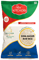 My Kitchens Sona Masuri Raw Rice, 1 kg pack